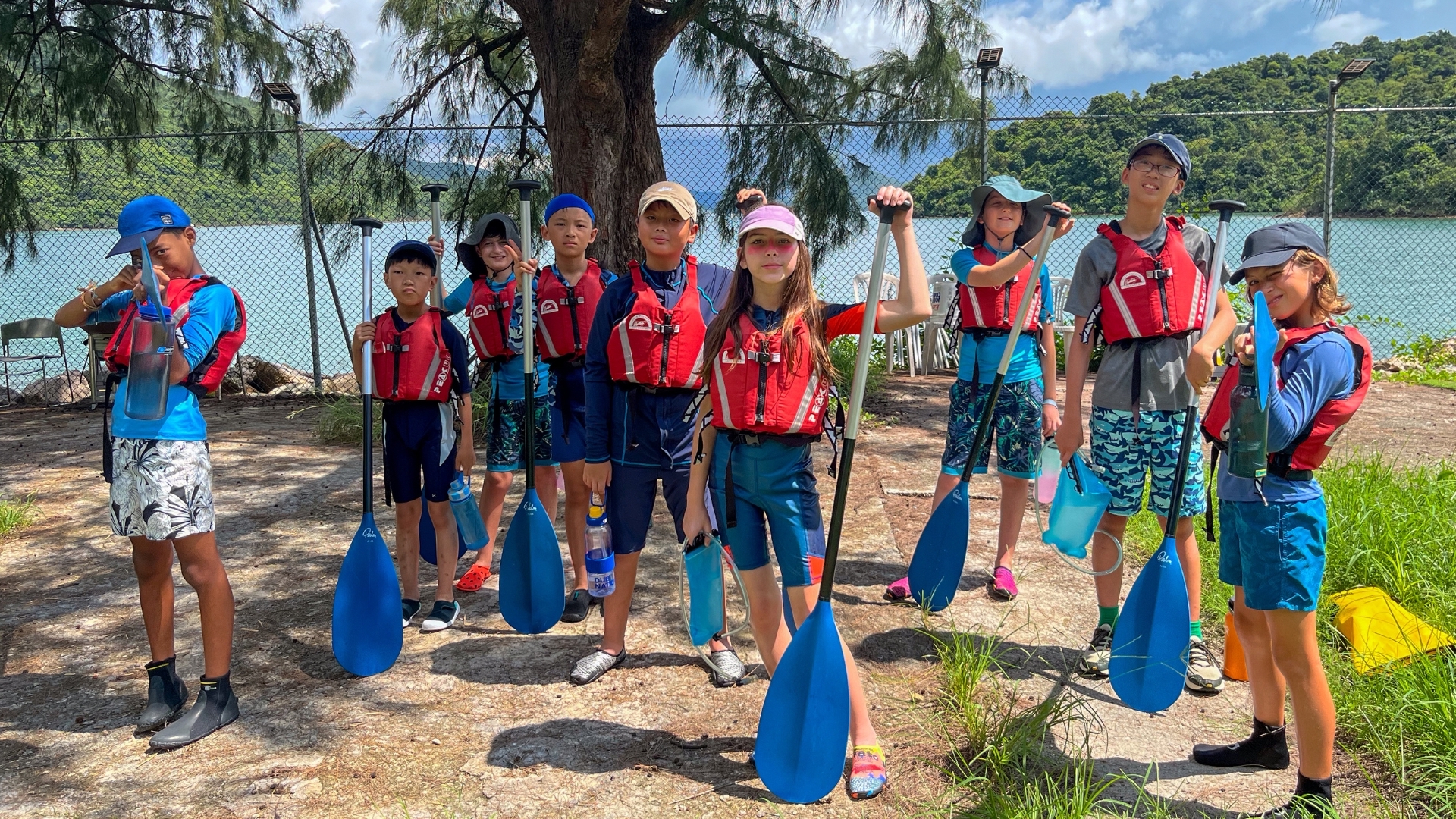 WEBSITE BANNER PHOTO – CAMP APA – SUMMER ADV ON Camp APA campers on a summer overnight camp
