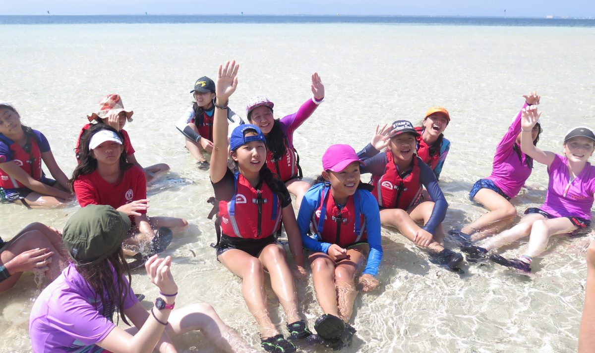 Students on an APA school program in Cebu